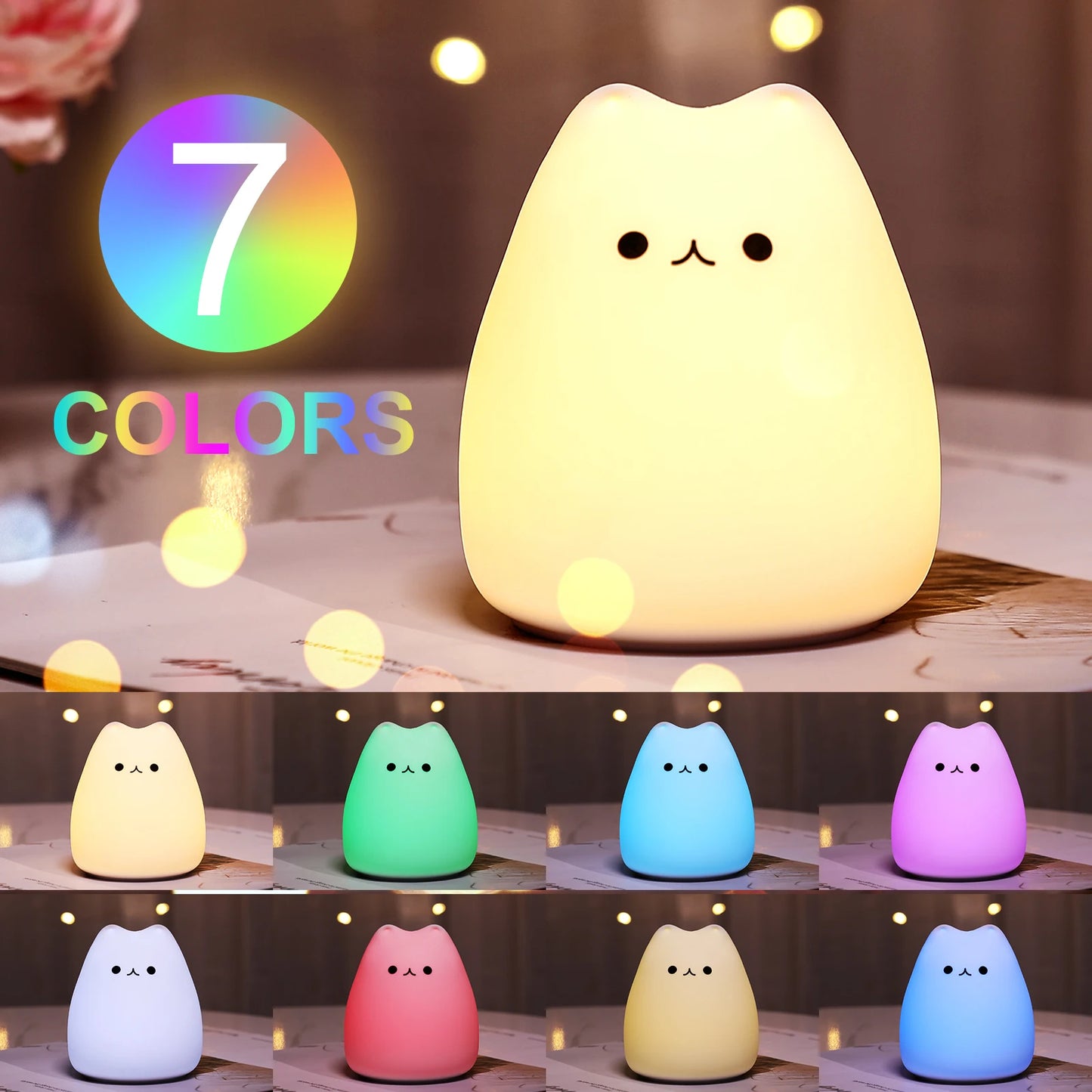 Kawaii Animal Night Lamp