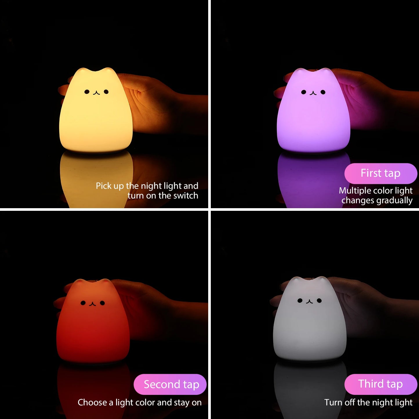 Kawaii Animal Night Lamp